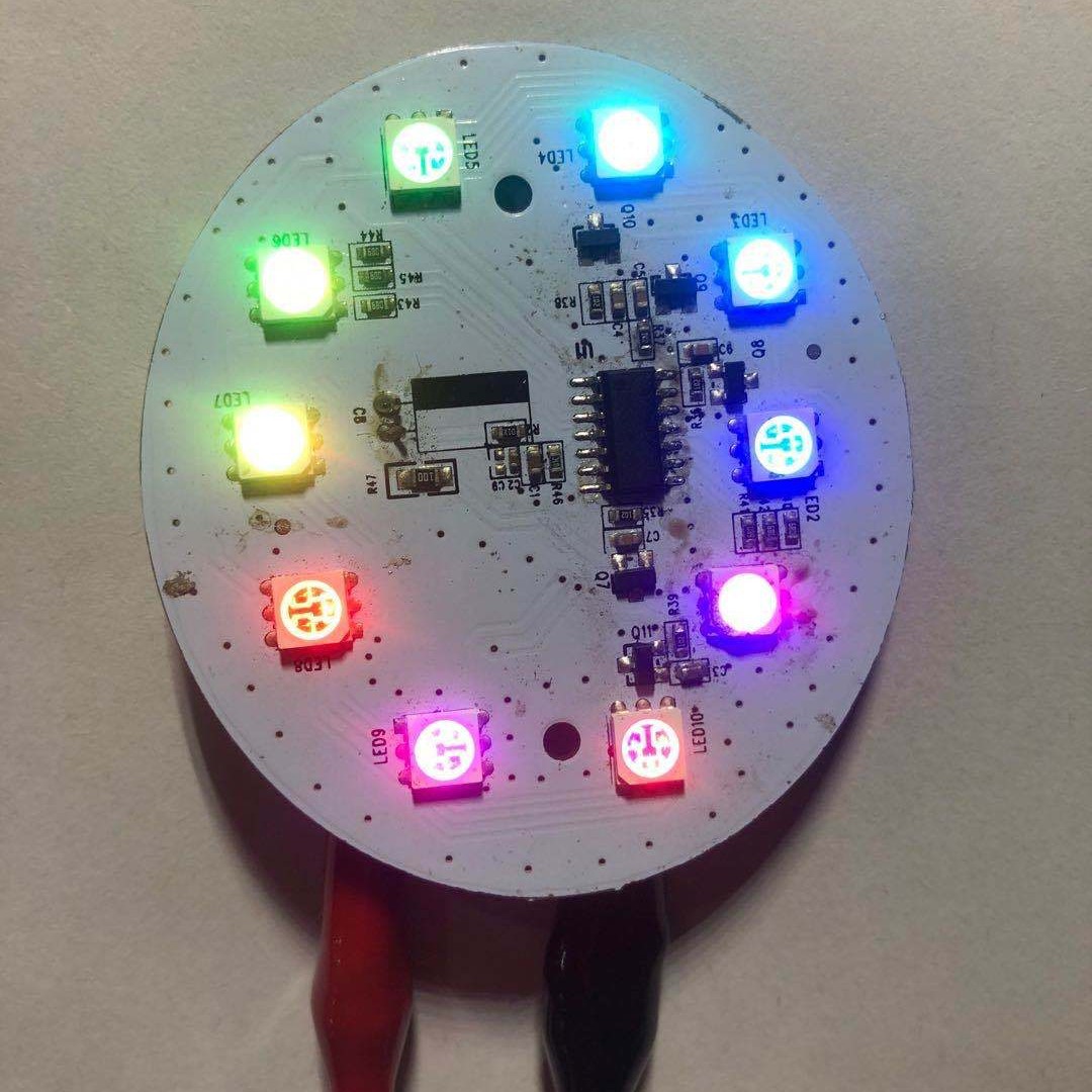 Гарнитура цветная светящаяся с программным обеспечением для разработки схемы чипов