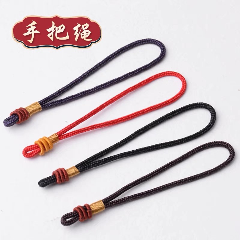 Hot ring hanging head rope braided rope DIY small jewelry handmade material car hanging accessories hand play rope accessories multi-color
