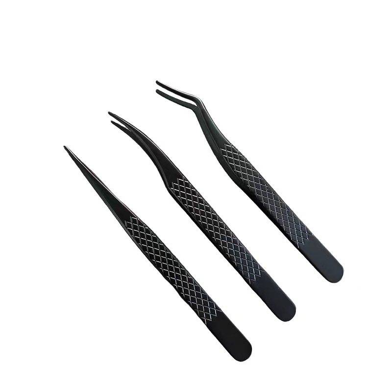 Mini Grafting Eyelash Tweezers Special Tweezers for Eyelashes Golden Feather False Eyelash Tweezers Eyelash Tweezers for Eyelashes
