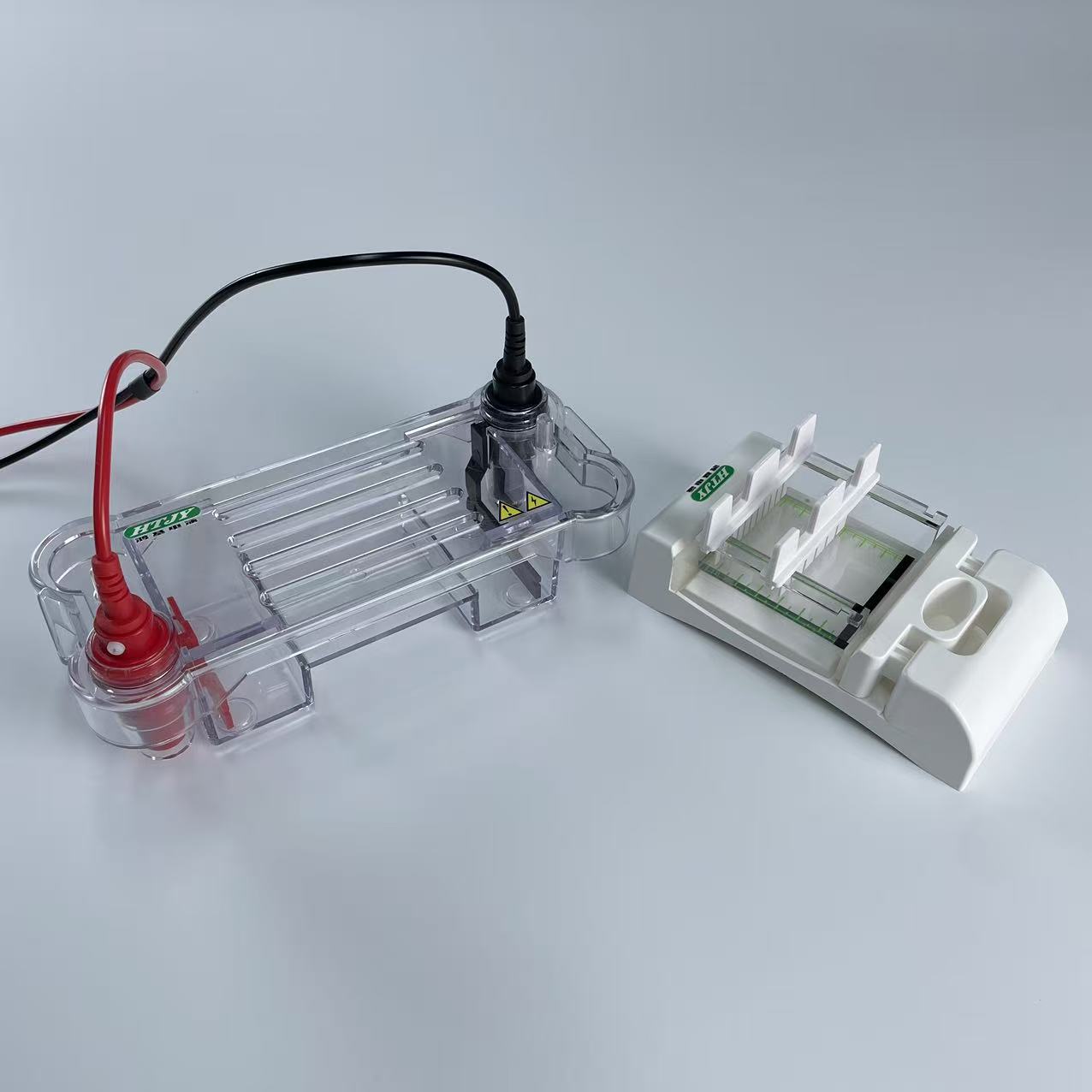 Hongji Electrophoresis Ht-Sub01Ht-Sub04 Agarose Horizontal Electrophoresis Tank Electrophoresis Instrument Laboratory Electrophoresis Tank