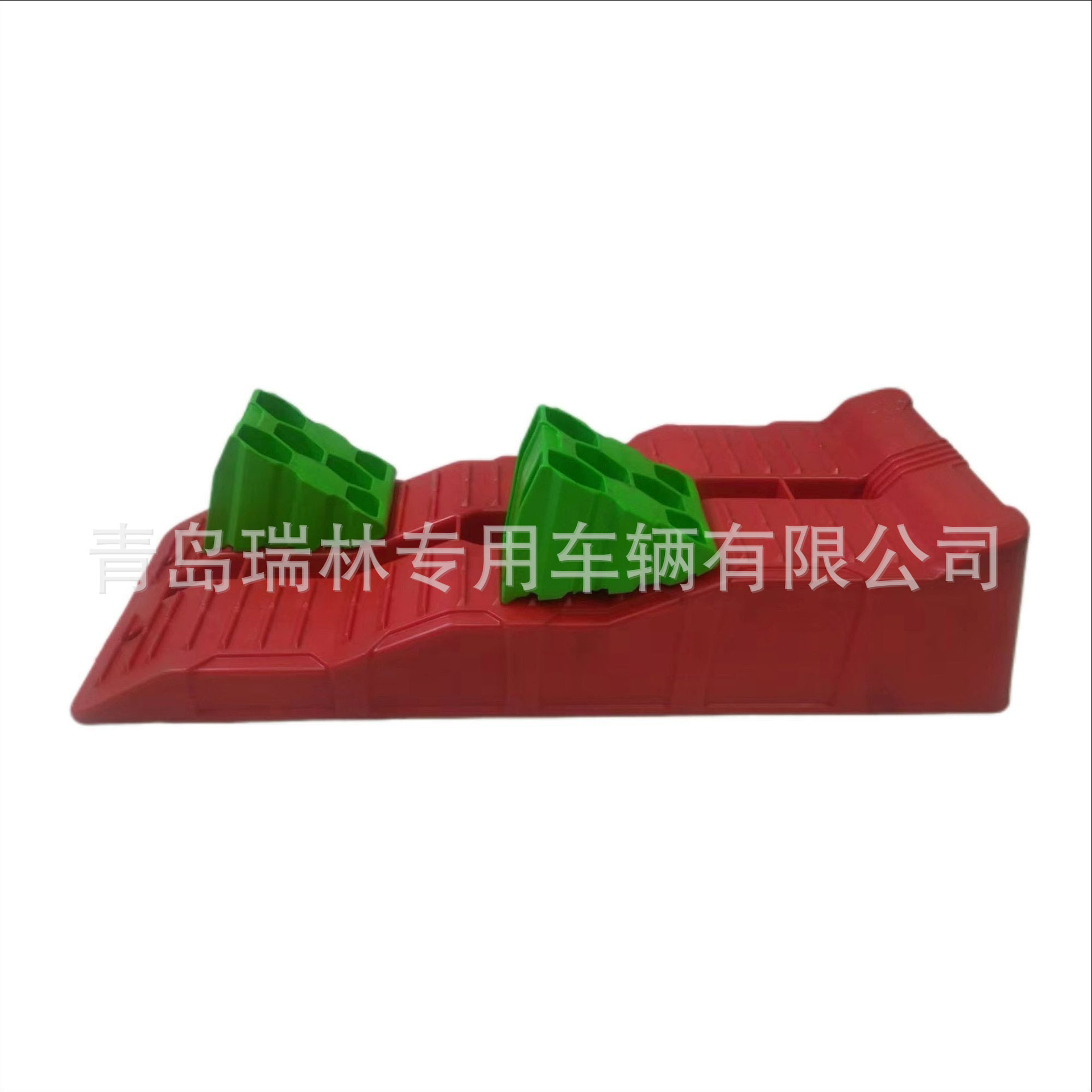 Third-order car ramp stop wheel block leveling block