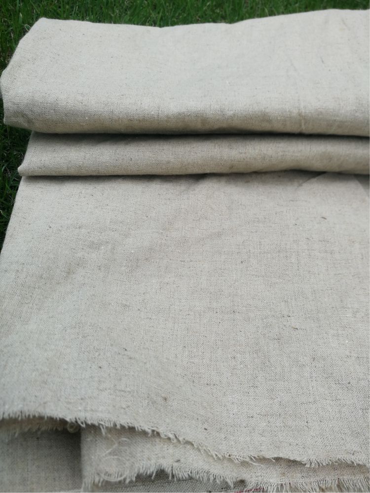 Oil Painting Canvas, Raw Cotton and Linen Fabric, No Base Fabric, Fine-Grained Blended Linen Wool Fabric, Coated Linen Fabric, No Base Raw Fabric