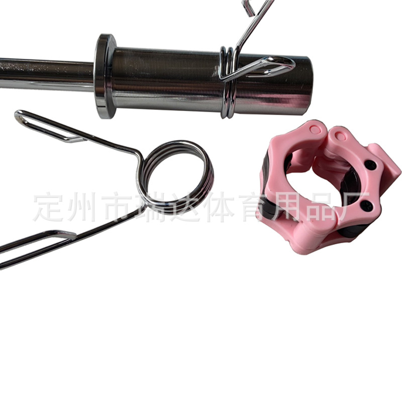 Factory sales dumbbell bar screw barbell bar shoulder pad boxing sandbag iron chain cast iron hexagon double risk nut clip