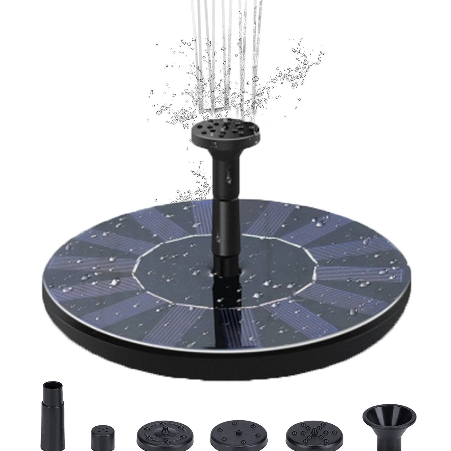 Solar Fountain Pool Bird Bathtub Fountain Floating Fountain Garden Fountain Manufacturer Supply Spot Fountain