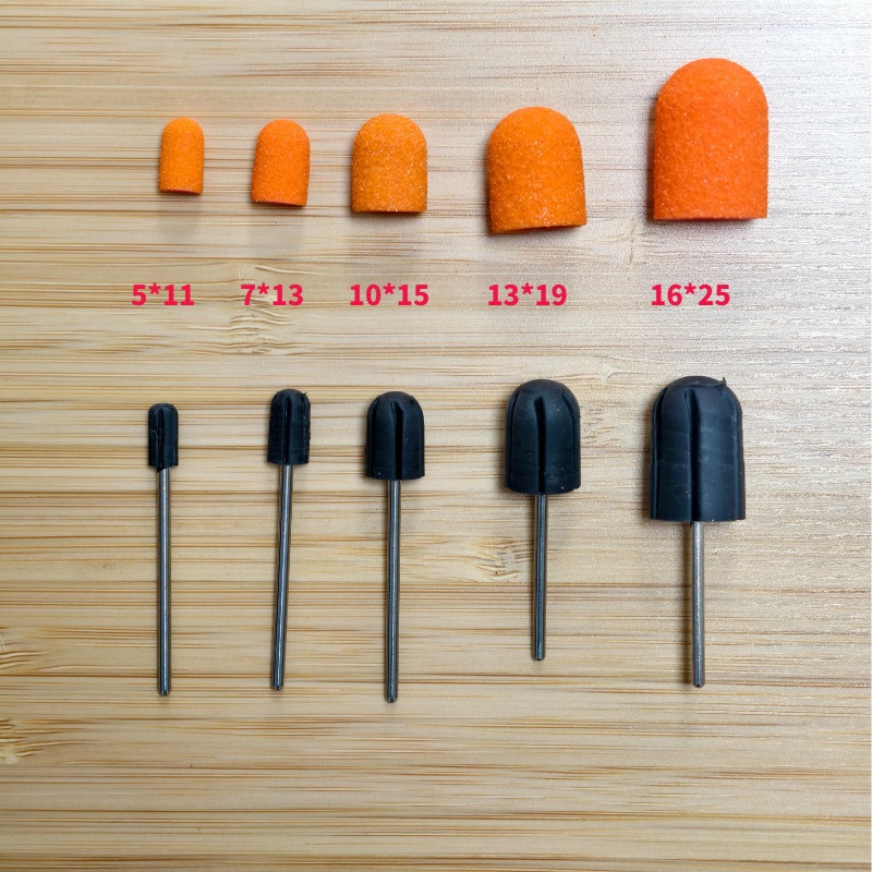 Specialized Nail Tools for Removing Nail Polish and Dead Skin, Colorful Sanding Caps, Callus Removal, Foot Care, and Polishing Heads for Pedicures