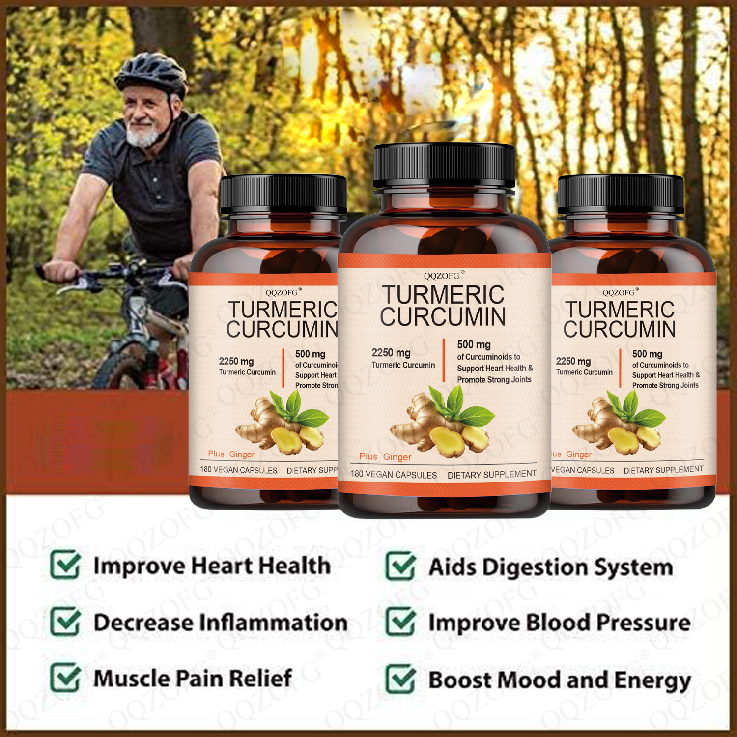 [Source Factory] Spot Cross-Border Popular Curcumin Capsules Curcumin Capsules Oem Processing