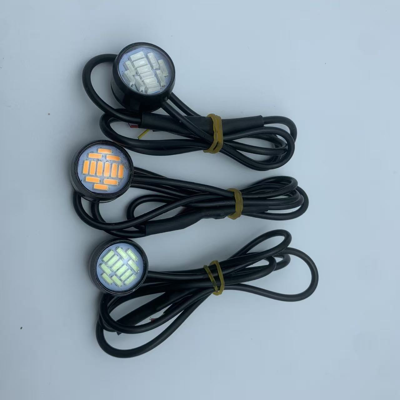 Cross-Border Direct Sales Car Newly Upgraded High-Brightness Back Sticker Led Aircraft Light 12Smd Flash Modified Car Universal Light