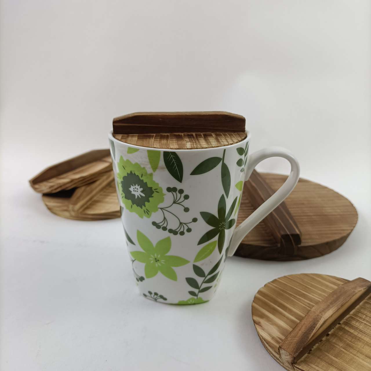 Mini Kitchen Children's Wooden Wok Small Pot Cover Children's Round Chinese Fir Household Wooden Wok Cover