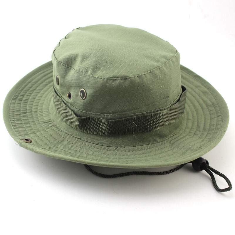 Cross-border Exclusive Outdoor Bennie Hat Men's and Women's Sunscreen Hat Riding Hat Travel Hat Fishing Fishing Casual Camouflage Hat