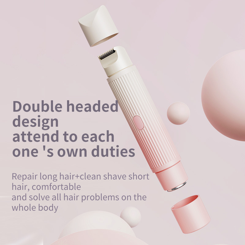 Electric shaver razor portable gradient electric trimming shaving razor men's and women's razor epilator cross-border