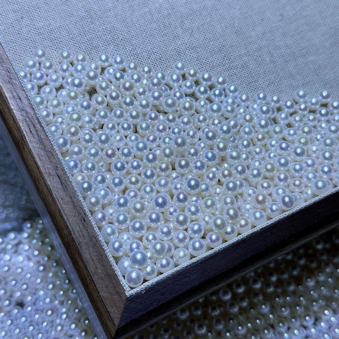 3-6mm Natural Freshwater Pearls from Zhuji, Aurora Grain Pearls, Loose Pearls, Wholesale, High Quality, Perfectly Round, Flawless, DIY