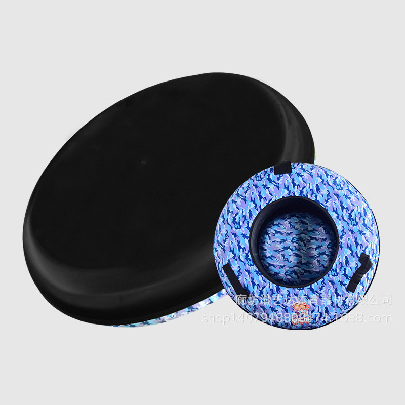 Ski ring 100CM adult inflatable rubber hard bottom thickened snow dry land colorful slide ring ski ring wholesale