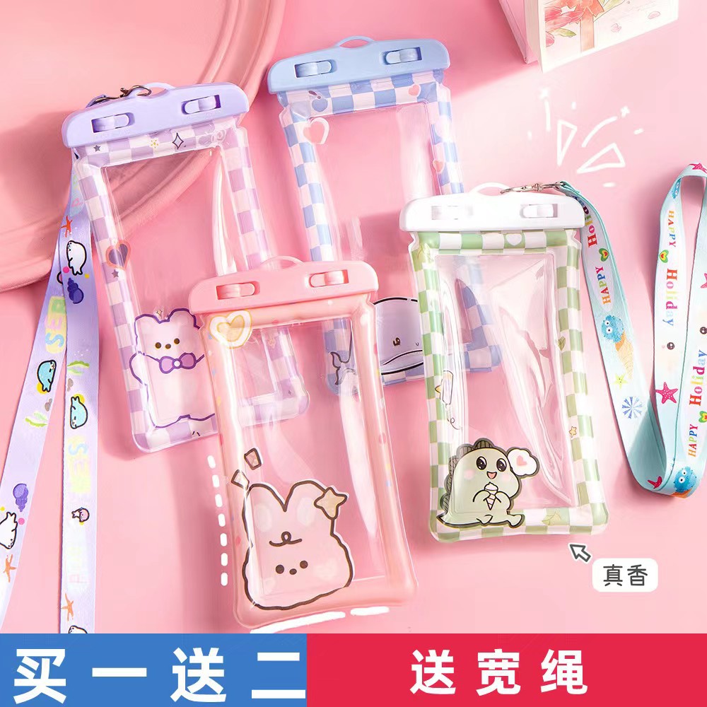 Waterproof Mobile Phone Bag with Touch Screen, Swimming and Rafting Equipment, Underwater Photography Waterproof Bag, Diving Special Waterproof Mobile Phone Case