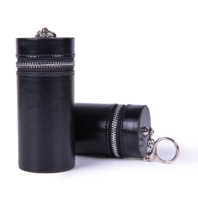 Cross-border PU leather cigarette box thick branch medium branch thin branch box 20 magnetic cigarette protection box flip type metal cigarette box