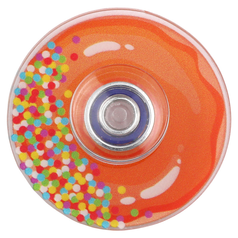 Cross-Border New Cartoon Fingertip Spinner Donut Finger Spinner Acrylic Spinner Educational Decompression Toy Manufacturer