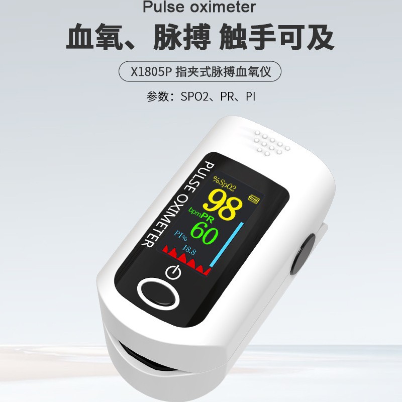 Медицинский пульсоксиметр Changkun с зажимом для пальца портативный X1805P монитор домашнего уровня SpO2