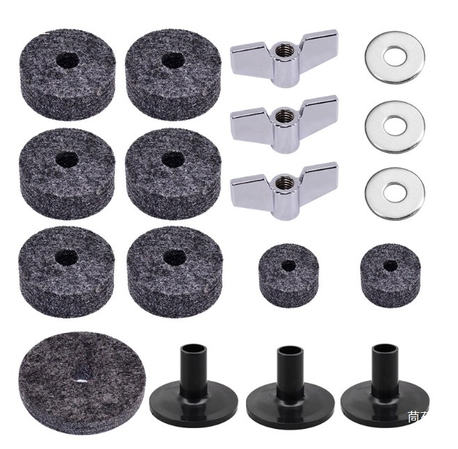 Drum Cymbal Felt Pad Protective Cotton Pad Sponge Pad Sleeve Cymbal Holder Divider Shock-Absorbing Drum Accessories