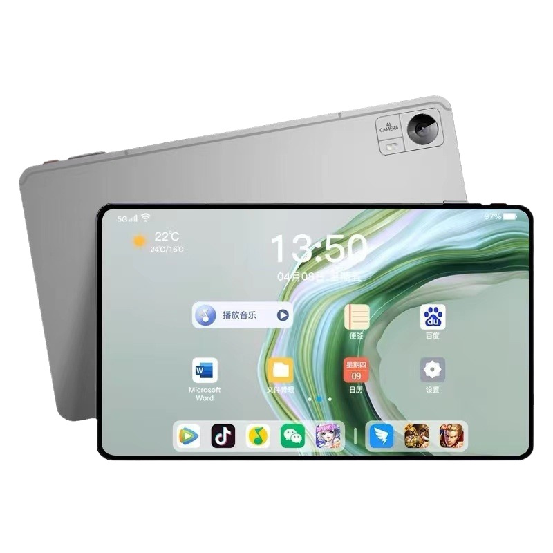 2025 New Model 12inch Cross-Border Foreign Trade Tablet 5g with Plug-In Card, Factory Direct Supply, High-Definition Full Screen