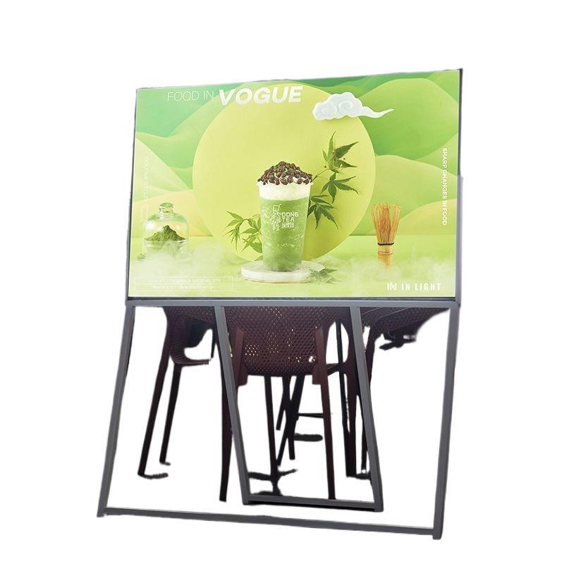 Led Vertical Light Box Billboard Night Market Luminous Display Board Display Stand Floor-Standing Ordering Table Menu Stand Promotional Stand