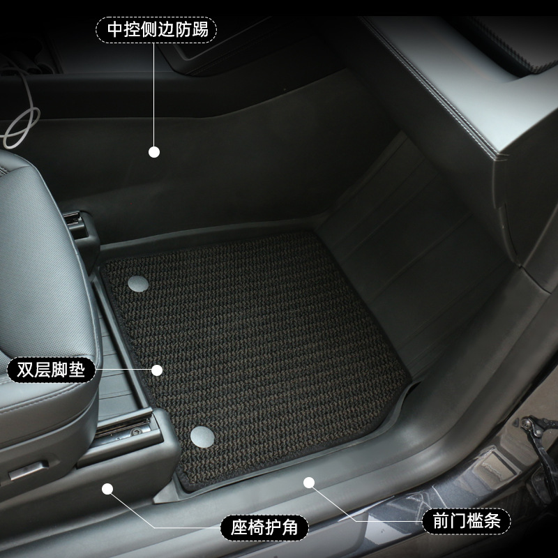 Suitable for Tesla's New Version of Model Y Felt Anti-Kick Pad Tpe Full Car Felt Protective Plate Interior Accessories Modification