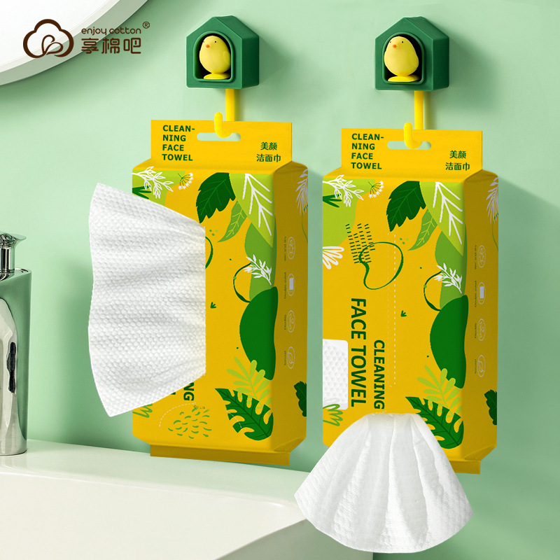 Одноразовое полотенце, 100% хлопок, съемное, мягкое, для сухого и влажного использования