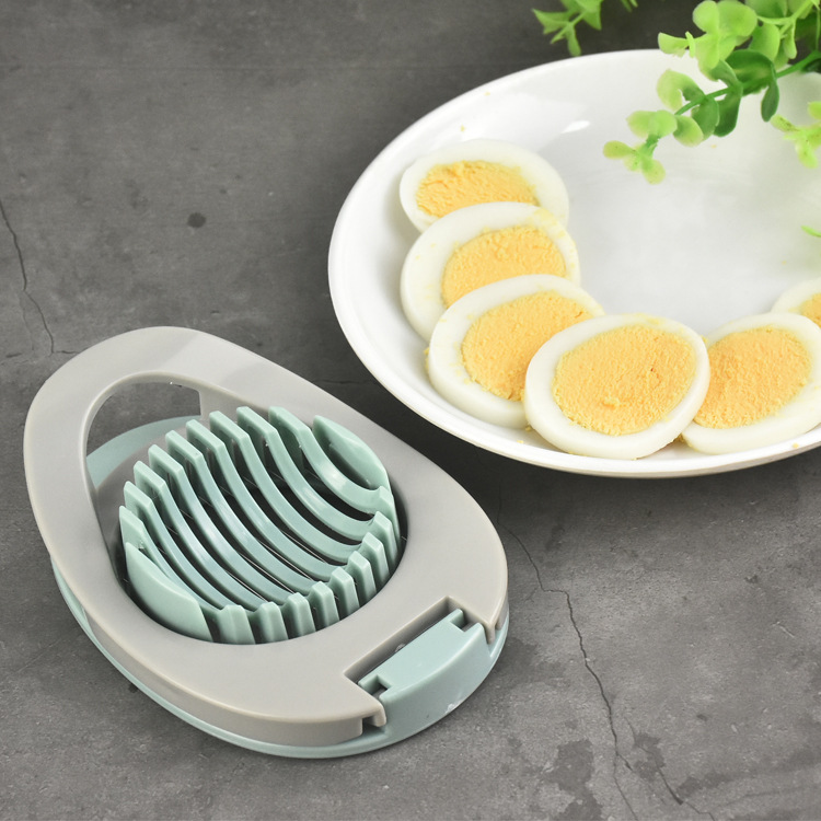 egg divider stainless steel egg cutter fruit salad slicer pine flower preserved egg separator kitchen gadget