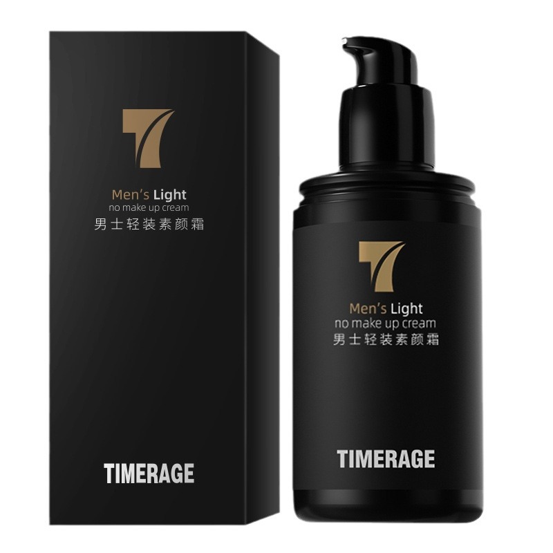 Men's Makeup Cream Refreshing Oil Control Natural Clear Boys Invisible Pores Lazy Makeup Facial Cleanser Beauty Portable