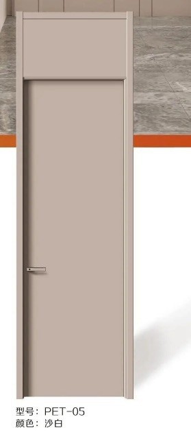 Factory Direct Supply Pet Ecological Paint-Free Indoor Wooden Doors Modern Minimalist Style