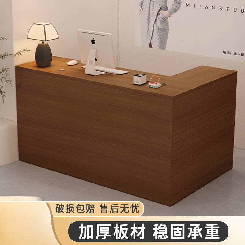 Кассовый стол, маленький магазин одежды, простой бар, магазин женской одежды, салон красоты, современный стол для ресепции