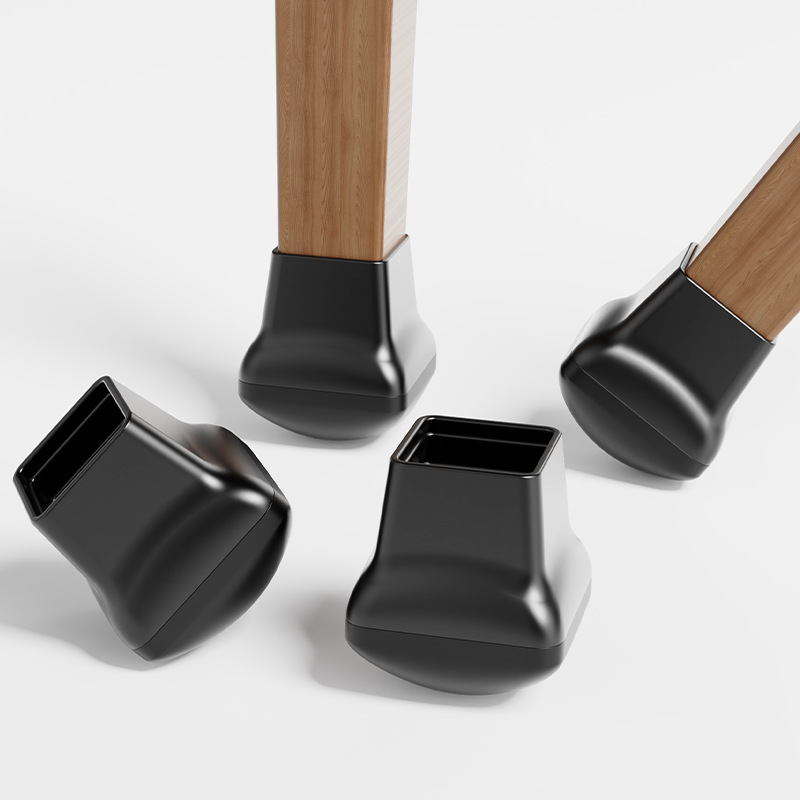 Table and Chair Foot Pads, Chair Foot Covers, Teflon Carpet Sliding Pads, Wear-Resistant Thickened Silicone Furniture Foot Pads to Protect the Floor