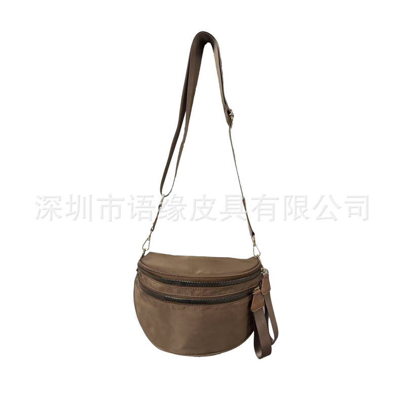 Cross-Border Cross-Body Shoulder Bag for Women, New Fashion Travel Bag, Short-Distance Oxford Cloth Large-Capacity Women's Lightweight Cross-Body Bag