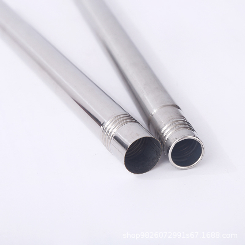 Factory direct supply 201 mop rod shower curtain rod scraping rod threaded rod flagpole drying rack 18 years of professional production