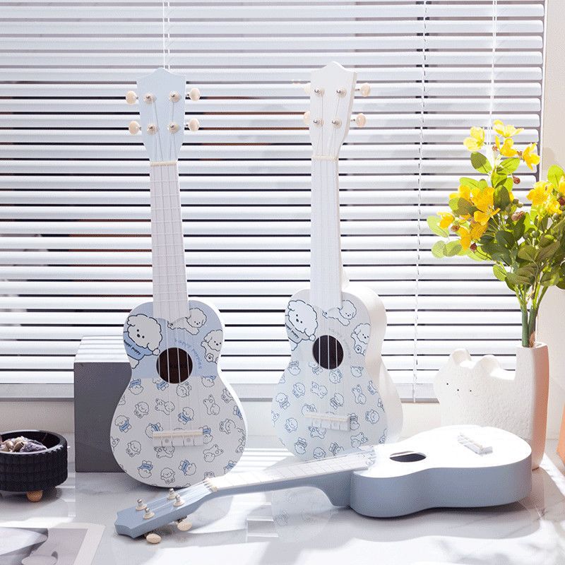 Ukulele Cute Ins Style Line Puppy High-Looking Entry-Level Musical Instrument Male and Female Students Adult Small Guitar
