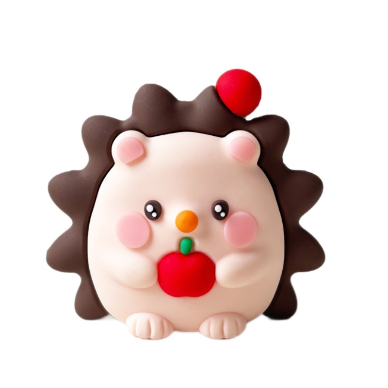 Mori Small Animal Soft Rubber Cake Decoration Ornaments Forest Lion Giraffe Elephant Monkey Leaf Cactus Hedgehog