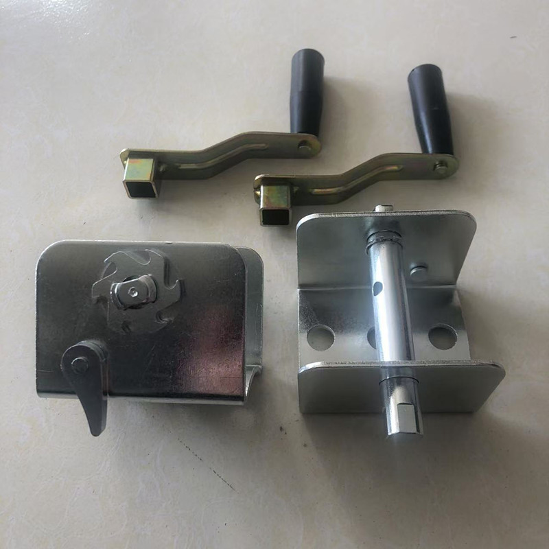 Outdoor sports fitness equipment path accessories outdoor badminton volleyball column tightener hand-cranked rope tightener