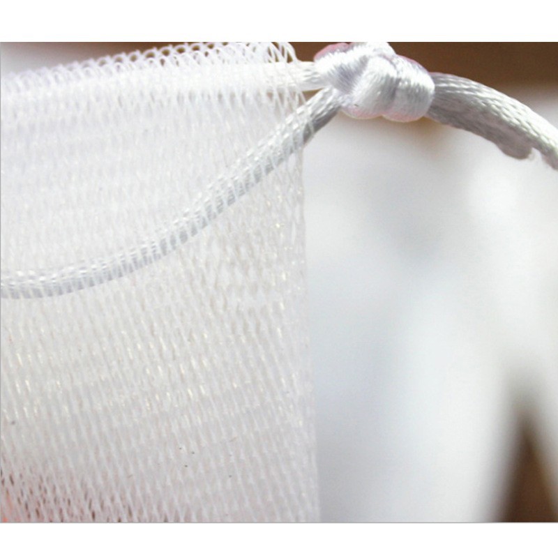 Foaming Net White Rope Foaming Net Handmade Soap Net Facial Cleanser Soap Net Bag Foaming Wall-mounted Rubbing Foam Net Bag