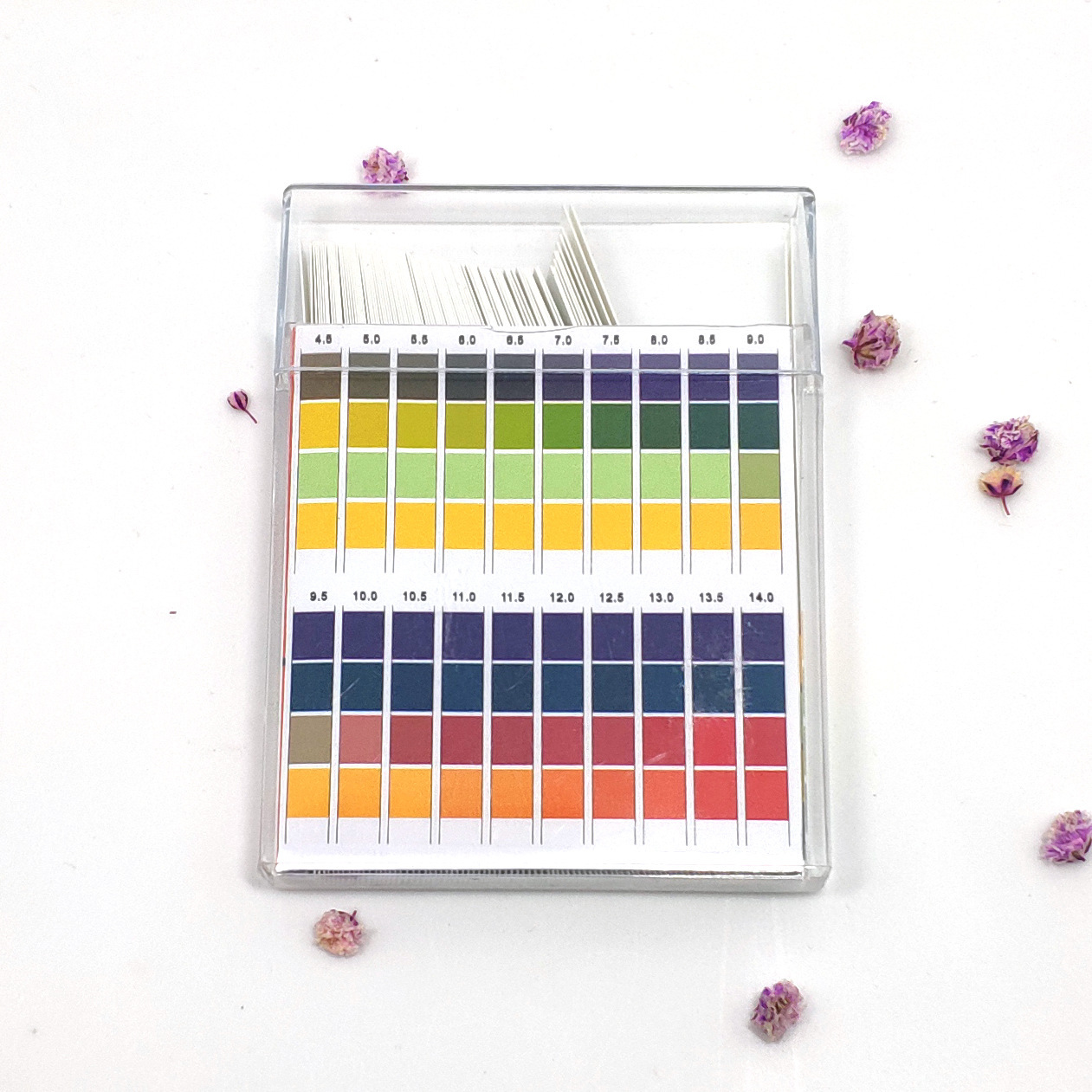 Exported Df New Version of Four-Color Ph Acid and Alkali Test Paper for 0-14 Level 0.5 Scientific Laboratory Test Paper