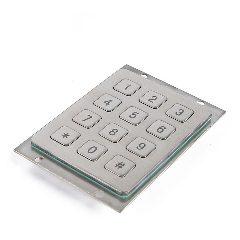 Metal Keyboard Industrial Keyboard Self-Service Vending Machine Keyboard Keys Keycap Manufacturer Wholesale