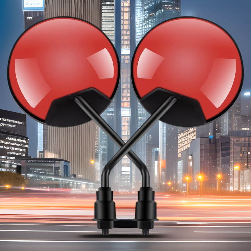 Зеркало заднего вида для электромобиля с отражателем, новый национальный стандарт, короткое круглое зеркало для велосипеда Yadiaima, большое зрение