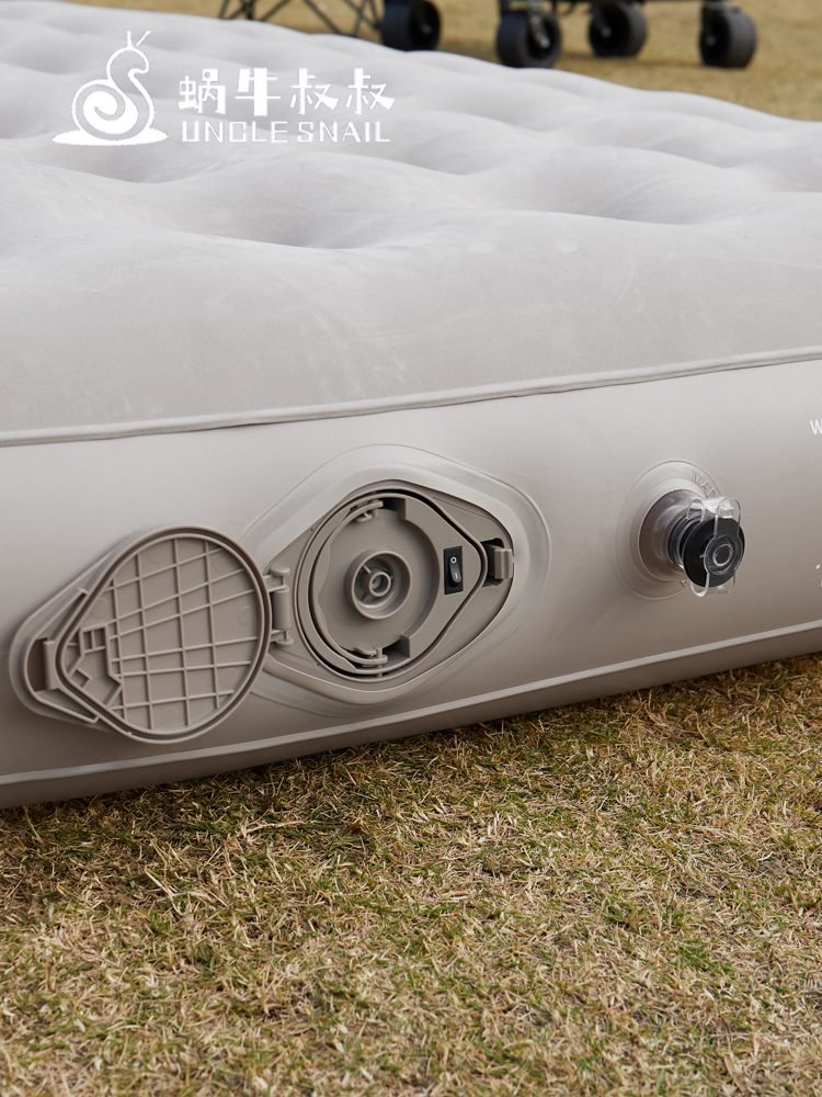 Uncle Snail Inflatable Mattress Outdoor Camping Double Automatic Inflatable Bed Home Lunch Break Floor Tent Sleeping Mat