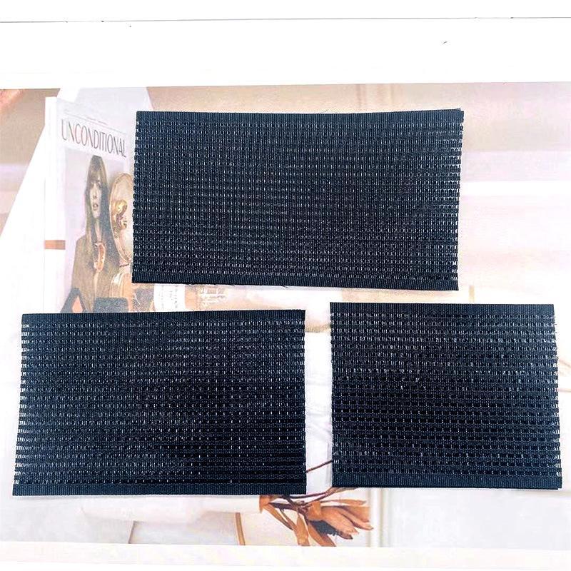 В наличии оптовая самодельная застежка-липучка для волос геометрические черные аксессуары для волос наклейки для челки