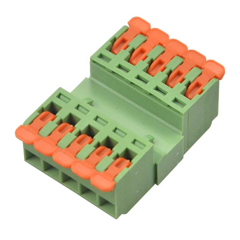 2EDGKSK-5.08 Screw-free Plug-in Terminal with Handle Press Welding-free Phoenix Connector Copper