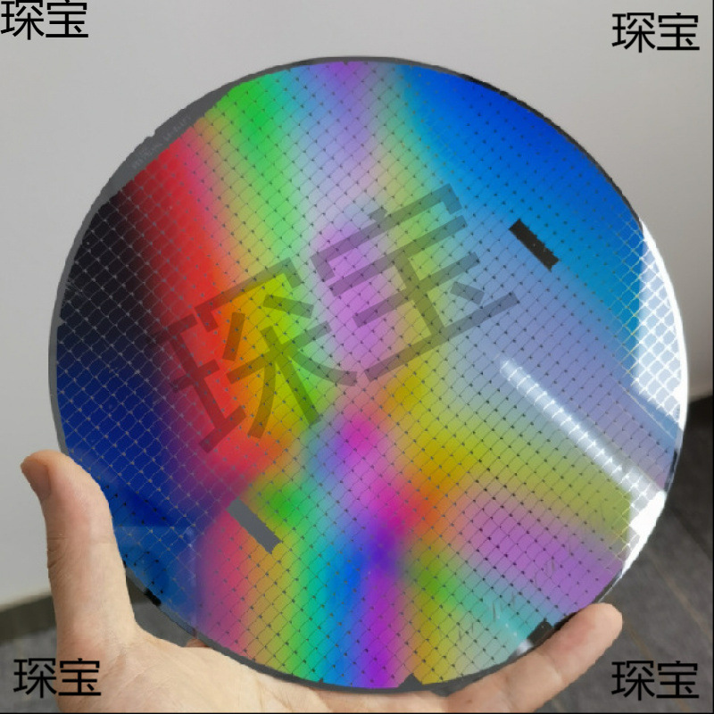 Кремниевый чип Wafer Модель Wafer Интегральная схема Cpuic Полупроводниковая CMOS Фотолитографический Wafer