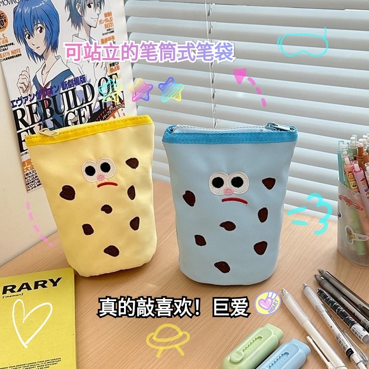 Новая стильная сумка для ручек, милый мультяшный креативный вертикальный пенал для канцелярии