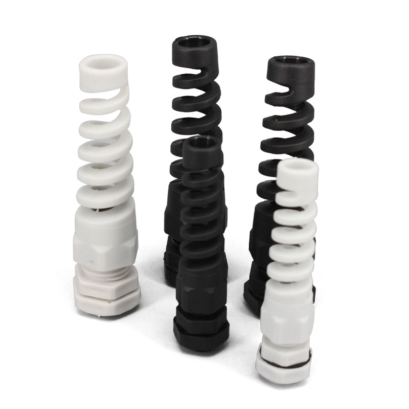 Pg11 защитный кабельный соединитель против изгиба и скручивания с хвостом водонепроницаемый кабельный соединитель нейлон Pg9