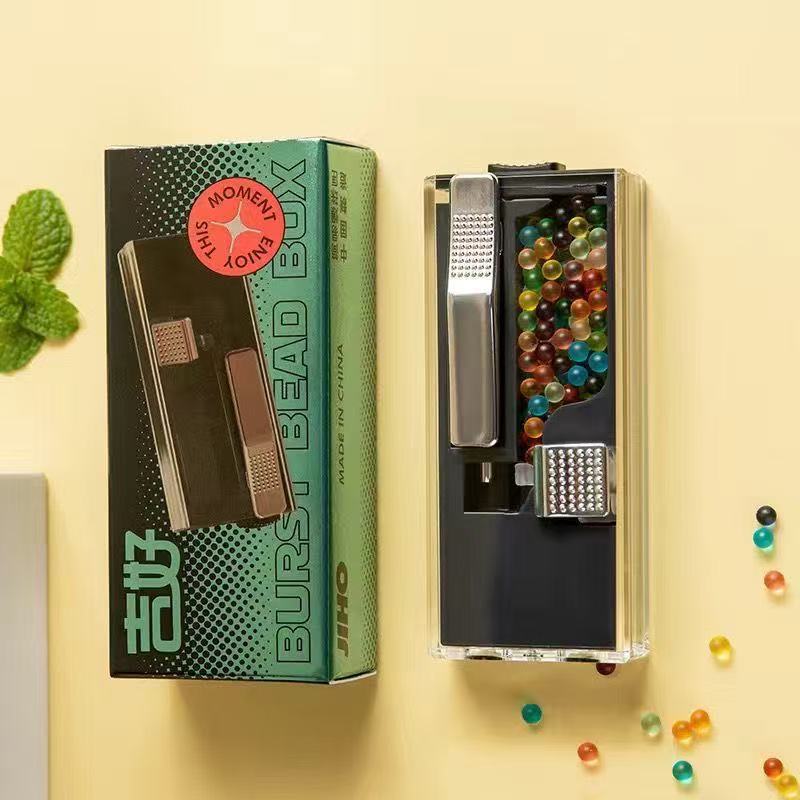Burst Bead Box Burst Bead Cigarette Artifact Burst Bead Machine Cigarette Burst Bead Ice Mint Fruit Flavor DIY 3 Seconds to Make Burst Bead Cigarette
