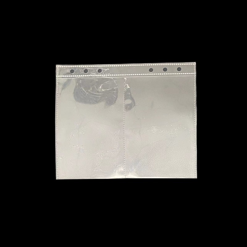 Star-chasing storage book A5 compact four-grid card book A4 PP high transparent 3-inch 4-grid loose-leaf small card inner page