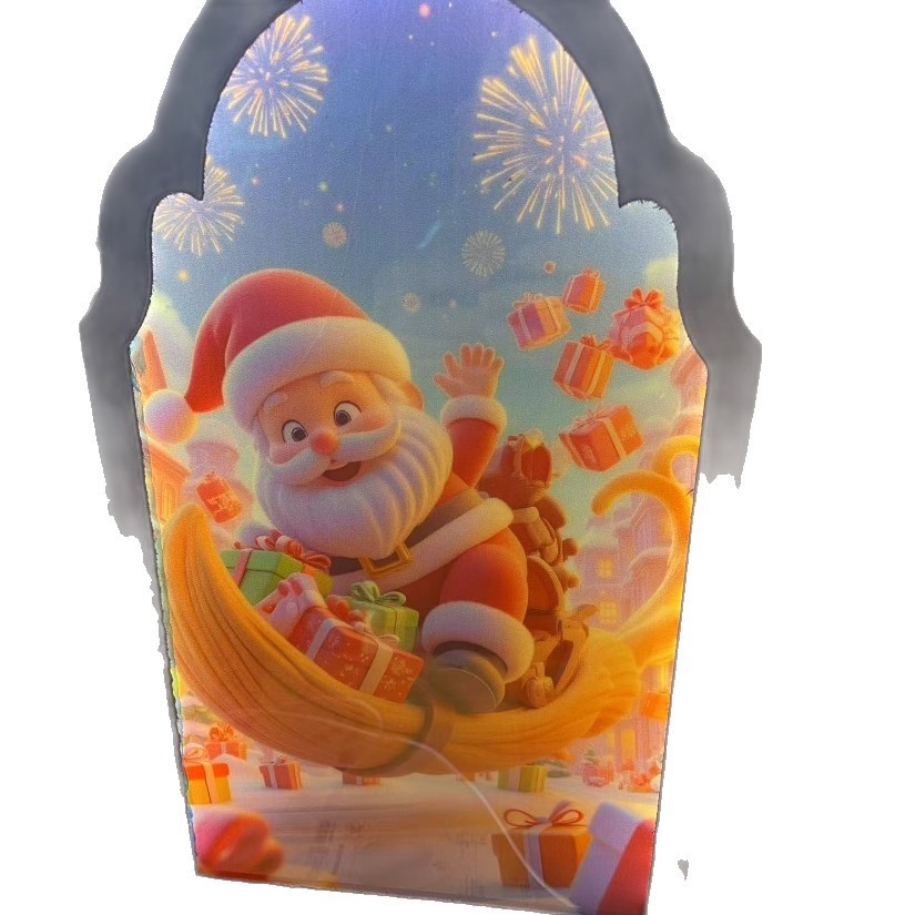 Cross-Border New Product Ghost Hologram Mirror Christmas Holographic Mirror Novelty