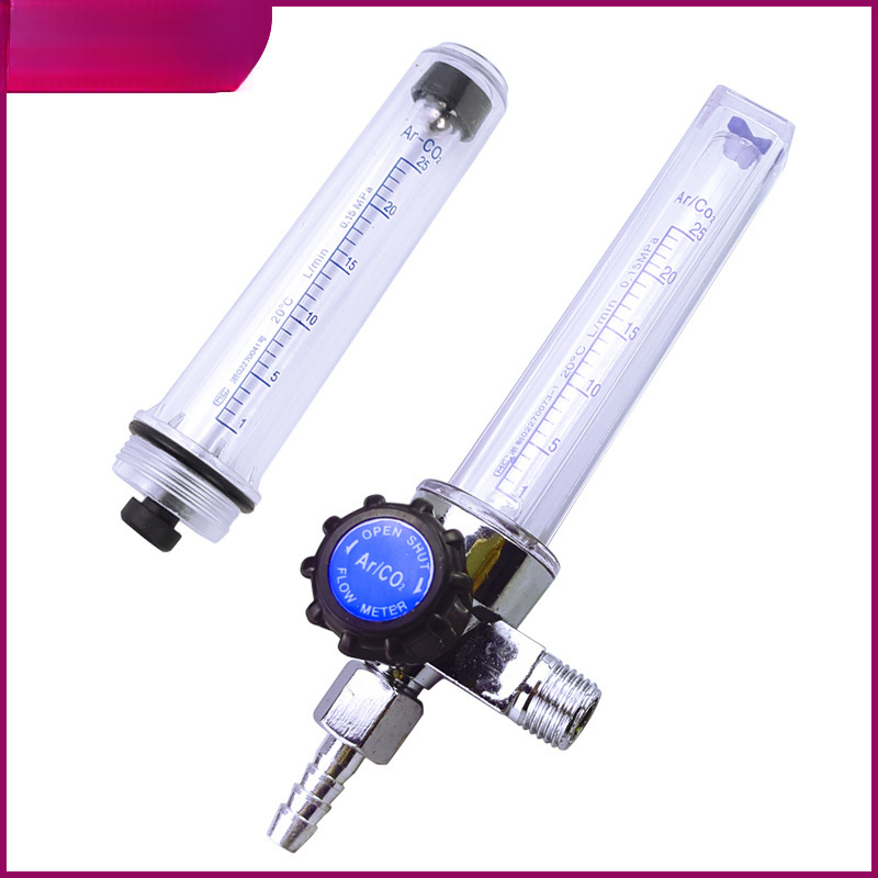 Аксессуары для счетчика аргонового газа, счетчик углекислого газа, аргоновый газовый счетчик, аргоновый расходомер, трубка потока CO2, поплавковый шар, редуктор давления