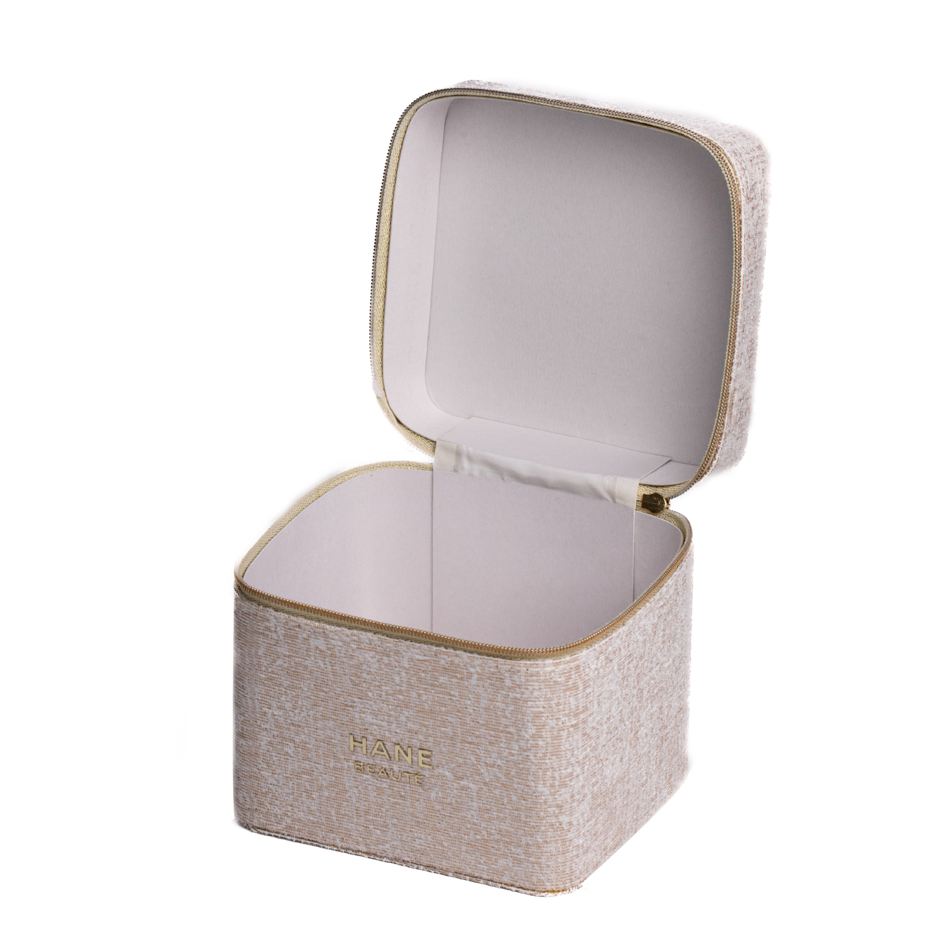 Linkey Cosmetic Case Beige Gift Cosmetic Case Manufacturer Professional Cosmetic Case Bag Factory Bag Factory